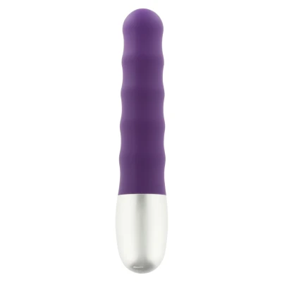 Afbeelding van Seven Creations Discretion Vibe Ribbed Purple Vibrator
