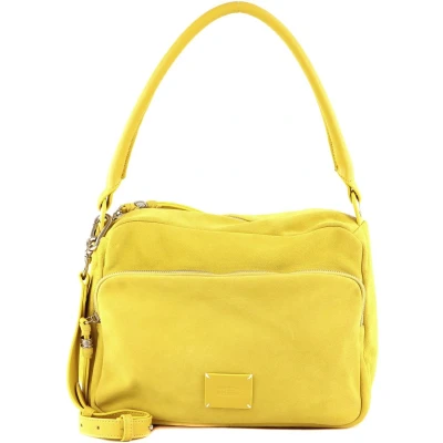 Afbeelding van FREDsBRUDER Leren Schoudertas Lucin Box Shoulderbag Lemon Geel