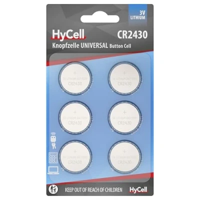 Afbeelding van HyCell Knoopcel CR2430 3 V 1 stuk(s) Lithium 6er Blister Knopfzellen
