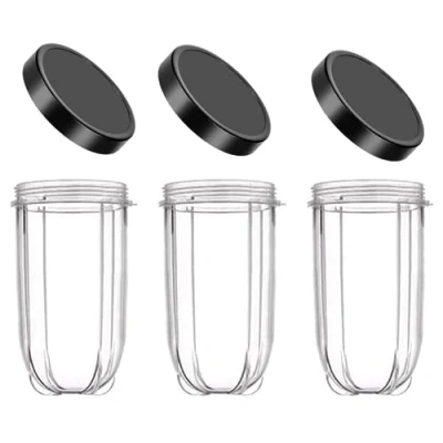 Afbeelding van Nicoone vervangende beker voor Magic Bullet 250w, 3 stuks 16 oz deel mok met deksel compatibel 250W Blender Juicer