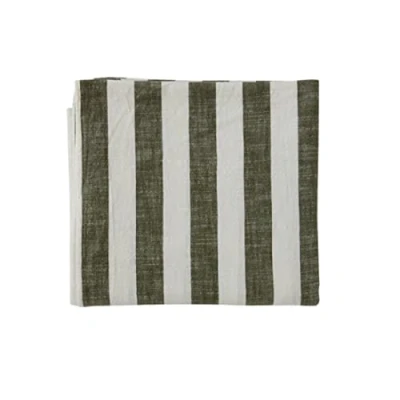 Afbeelding van OYOY Striped tafelkleed 140x260 cm Olive
