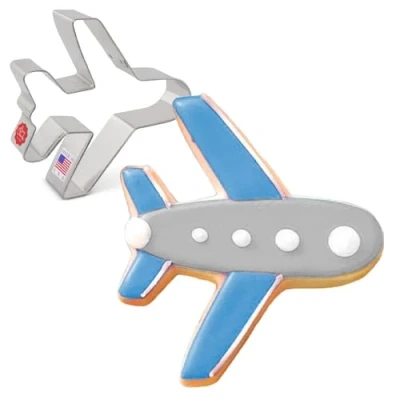 Afbeelding van Ann Clark Cookie Cutters Vliegtuig Koekjesvorm, 10,2 cm