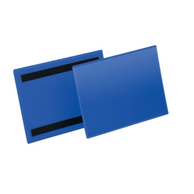 Afbeelding van Documenthoes Durable magnetisch A5 liggend blauw