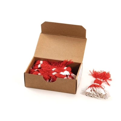 Afbeelding van Herma Hanglabel 10x22 mm met draad rood 1000 st.