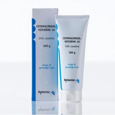 Afbeelding van 2x Bipharma Cetomacrogol vetcreme 10% 100 gr