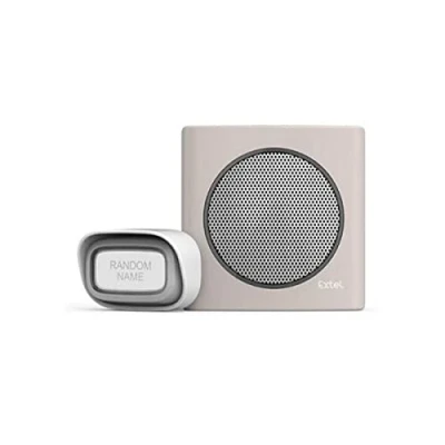 Afbeelding van Extel diBi Flash soft brown draadloze deurbel