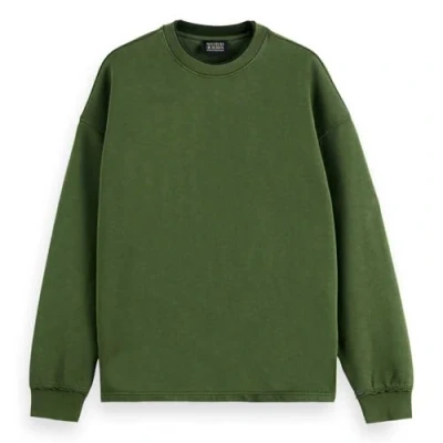 Afbeelding van Scotch &amp; Soda CORE 3 Crosses Sweater, Heren, Maat: XL, Khaki