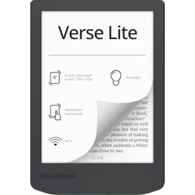 Afbeelding van PocketBook eReader Verse Lite Midnight Grey