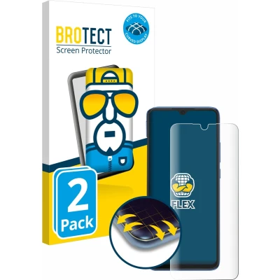 Afbeelding van BROTECT Screenprotector voor Xiaomi Redmi 10C Folie Beschermfolie transparant volledig dekking (2 Stuks)