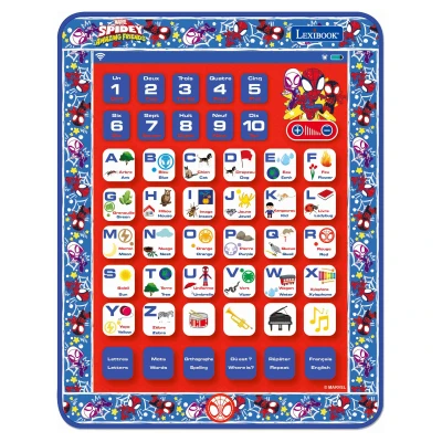 Afbeelding van Lexibook Spidey and his Amazing Friends Tweetalige educatieve tablet, Tweetalig Frans/Engelss, Interactieve quiz JCPAD002SPi1