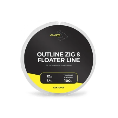 Afbeelding van Avid Carp Outline Zig &amp; Floater Line 0,33mm (6,8kg) Karper onderlijn materiaal