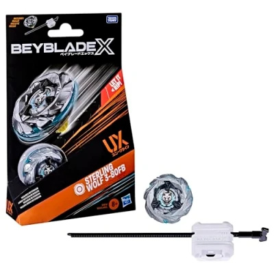Afbeelding van Beyblade X Starterset Sterling Wolf 3 80FB UX met Top en Launcher