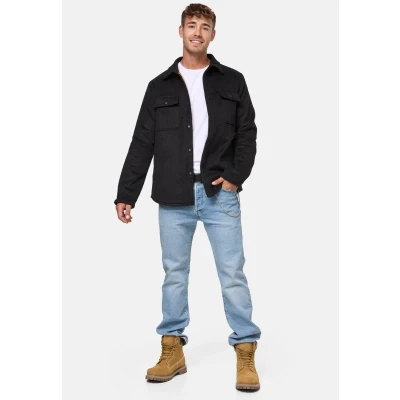 Afbeelding van Indicode Jeans Henderson Jas, Heren, Maat: Medium, Black