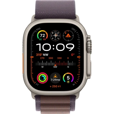 Afbeelding van Apple Watch Ultra 2 49mm Titanium Indigo Alpine Loop S (130 160mm)