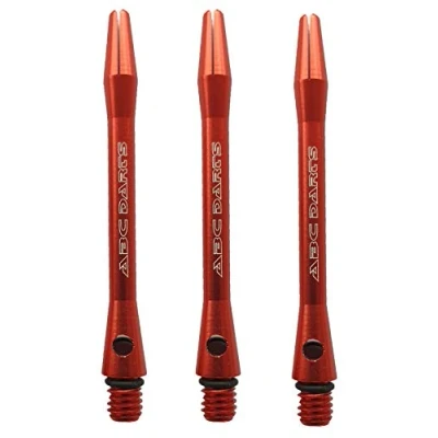 Afbeelding van ABC Darts Dart Shafts Aluminium Rood Medium 3 Sets (9 stuks)