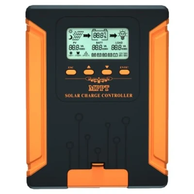 Afbeelding van SolaMr 100A MPPT Zonne Laadregelaar 12V/24V/36V/48V Auto met LCD Scherm Zonnepaneel Regelaar Max 180V Ingang voor Gel Verzegeld Flooded en Lithium Batterij CM