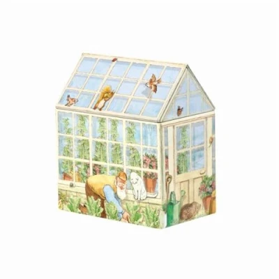 Afbeelding van Blikje Peter Rabbit Broeikas 12x7,5x13,5cm