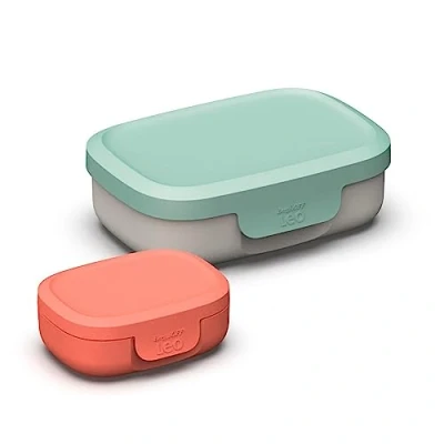 Afbeelding van BergHOFF Lunchset Kids, Groen/rood Polypropyleen Leo Line