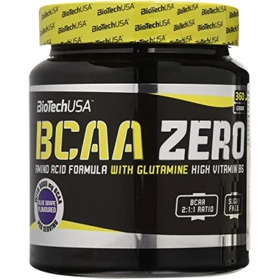 Afbeelding van BiotechUSA BCAA Zero 2:1:1 Ratio Blauwe druif smaak 360 gram suikervrij