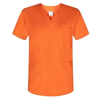 Afbeelding van Misemiya Werkkleding Unisex COL PIC Korte Mouw Medische Ref.817, Oranje, M