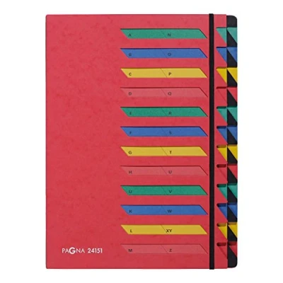 Afbeelding van Pagna Deskorganizer Classic (map, 24 vakken, A Z) rood