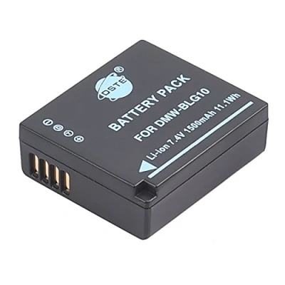 Afbeelding van DSTE Vervangende batterij Li ion compatibel met DMW BLG10, BLG10E en Panasonic Lumix DC LX100 II, DMC GF6, GX80, GX85 camera als BLE9, BLE9E