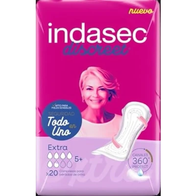Afbeelding van Indasec Extra groot kompres 20 eenheden
