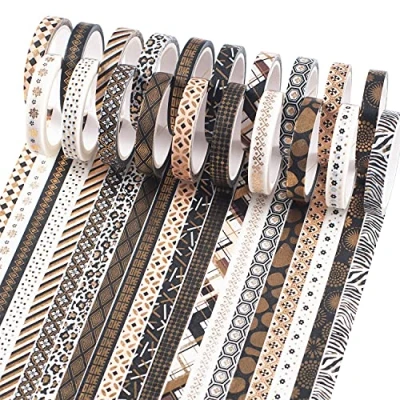Afbeelding van YUBX Washi Tape, decoratief papier, masking tape voor scrapbooking, handwerk