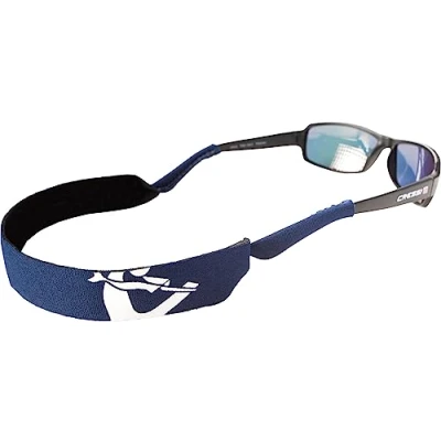 Afbeelding van Cressi Eyewear Neo Retainer Zwevende neopreen riem voor bril, blauw marineblauw/wit, eenheidsmaat, uniseks volwassene