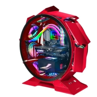 Afbeelding van MARSGAMING Mars Gaming MCORB Rood MicroATX XL PC Geval Custom Ronde Ontwerp Gehard Dubbele Beglazing