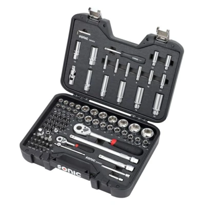 Afbeelding van Sonic doppenassortiment met ratels 1/4&quot; &amp; 1/2&quot; 94 delig