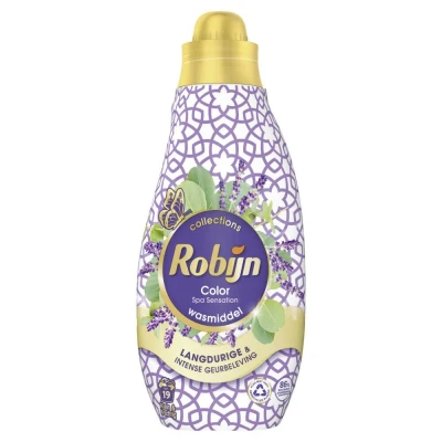 Afbeelding van 8x Robijn Klein &amp; Krachtig Wasmiddel Spa Sensation 19 Wasbeurten 665 ml