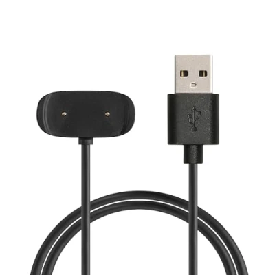Afbeelding van kwmobile USB oplaadkabel geschikt voor Huawei Amazfit Bip 5 / GTR Mini Active Edge kabel Laadkabel smartwatch in zwart