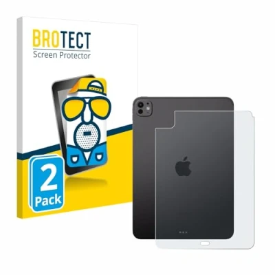 Afbeelding van BROTECT (2 Stuks) Antireflecterende Beschermfolie voor Apple iPad Pro 11&quot; WiFi 2024 (Achterkant) Anti Glare Screen Protector, Mat, Ontspiegelend