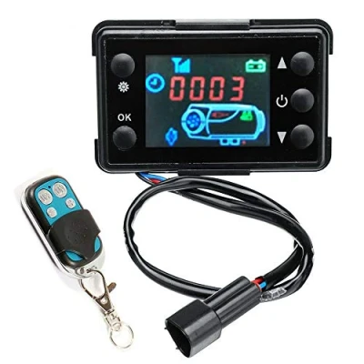 Afbeelding van Sunwan Lcd monitor voor autoverwarming, 12 V, universeel, met afstandsbediening 4 knoppen, diesel luchtverwarming, parkeerverwarming