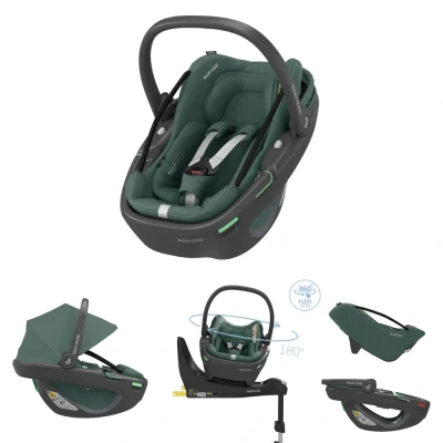 Afbeelding van Maxi Cosi Coral 360 i Size Autostoeltje Essential Green Vanaf de geboorte tot ca. 12 maanden