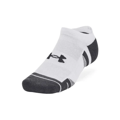 Afbeelding van Under Armour Unisex Performance TECH 3PACK NO SHOW Socks Enkelsokken, Heren, Maat: Medium, Weiss