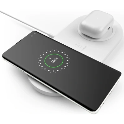 Afbeelding van Belkin 2x 10W Dual Wireless Charging Pad wit WIZ002VFWH