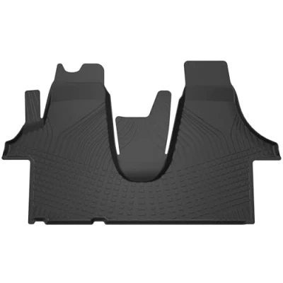 Afbeelding van WALSER Premium automatten voor de auto, compatibel met VW T5 04/2003 08/2015, T6 04/2015 2019, 100% op maat gemaakte rubberen Made in EU, robuuste