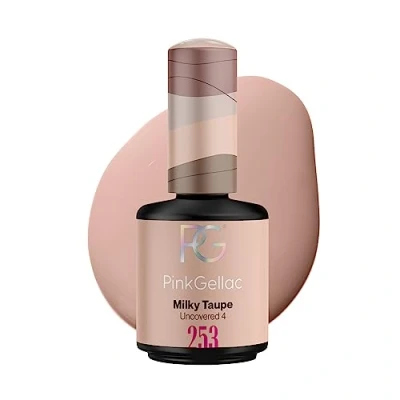 Afbeelding van Pink Gellac 253 Milky Taupe gel nagellak 15 ml