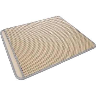 Afbeelding van Flamingo kattenbakmat Matz beige 70 x 60 1.3 cm Anti slip Ideaal voor Maine Coon, Ragdoll, Noors en Savannah