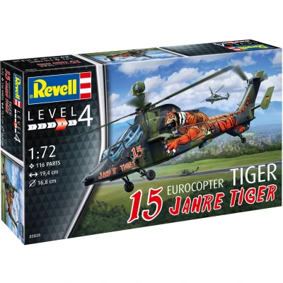 Afbeelding van 1:72 Revell 03839 Eurocopter Tiger 15 Years Heli Plastic Modelbouwpakket