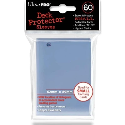 Afbeelding van Speelgoed Kaartspel Sleeves Small Clear 60 D10
