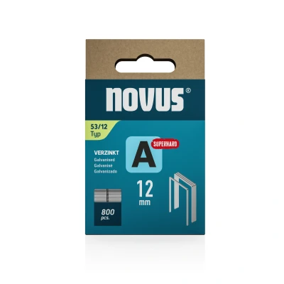 Afbeelding van Novus Niet met fijne draad A 53/12mm Superhard (800 stuks)