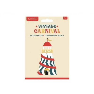 Afbeelding van CC Vintage Carnival Snijmal/Stencil Helter Skelter
