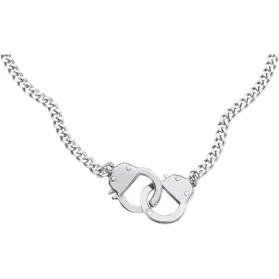 Afbeelding van etNox hard and heavy Handcuffs Halsketting zilverkleurig