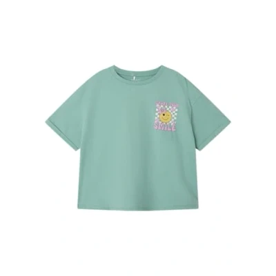 Afbeelding van Name it BOXY FIT Tshirt print voor kinderen, Maat: 158/164, Wasabi