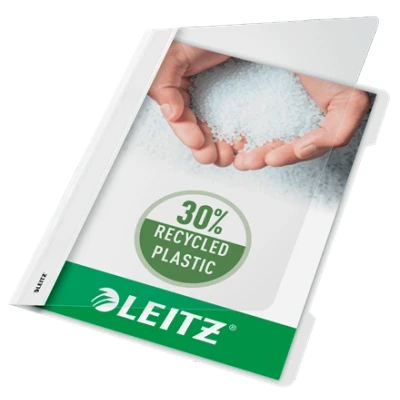 Afbeelding van Leitz Snelhechtmap wit, ft A4