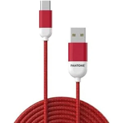 Afbeelding van USB A to C Cable Pantone 1,5 m Red