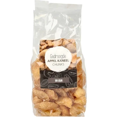 Afbeelding van Mijnnatuurwinkel Gedroogde Appel Kaneel Chuncks, 300 gram
